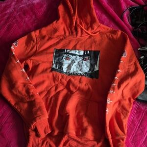 Naruto Anime Graphic Orange Hoodie